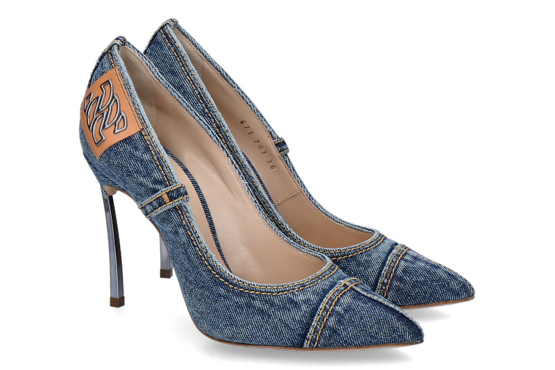 New Arrival Modish Women's Blue Jeans Washed Denim Buckle Platform High Heels  Pumps Sandals With Fish-Mouth, Thin Heels ,High Tops | SHEIN