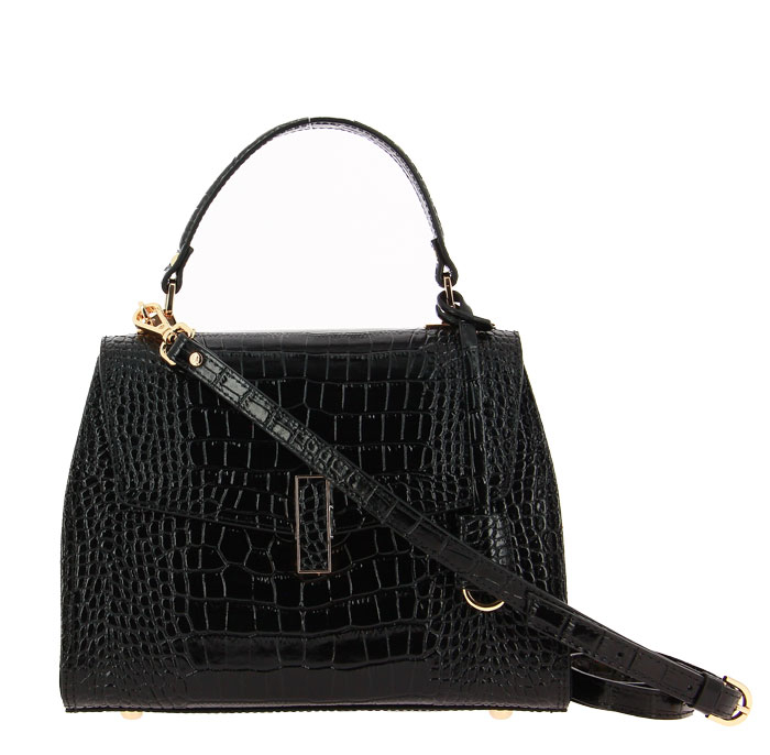 Carol J. bag VERNICE COCCO NERO