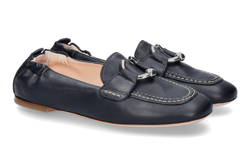 Attilio Giusti Leombruni moccasin SHERYL MOC NIGHT NIKEL