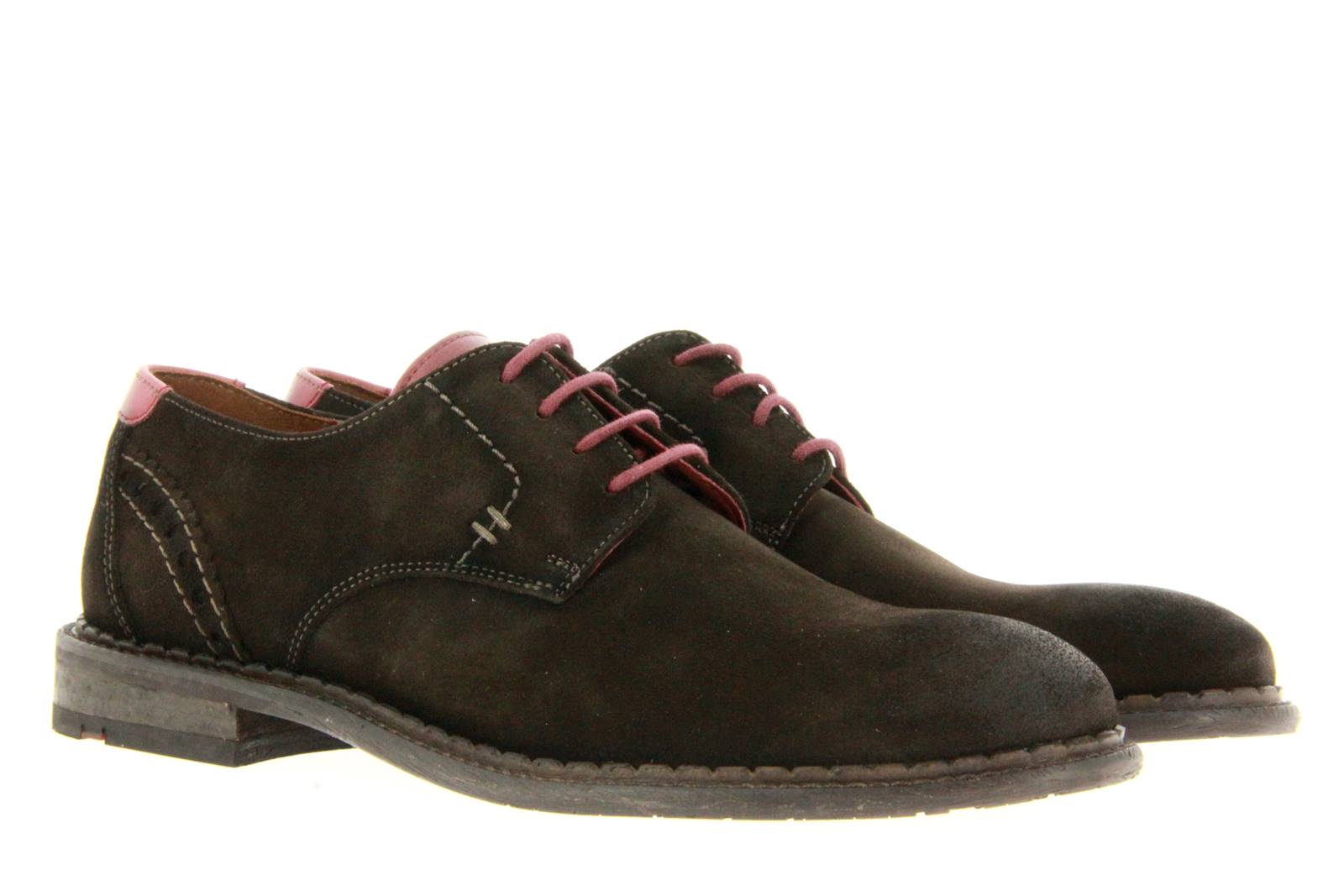 Lloyd lace-up GIDEON LIBRA SUEDE CALF T.D.MORO BORDO