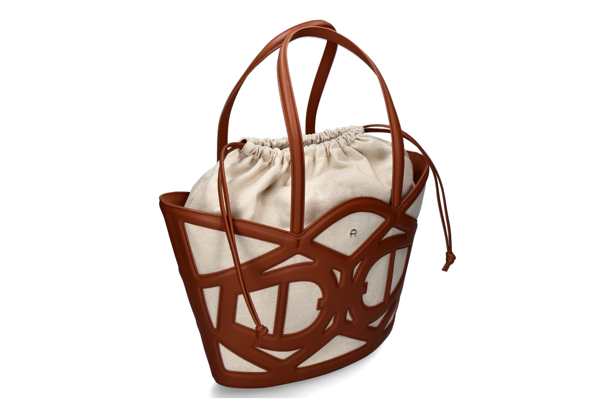 Aigner Shopper AZZURRA M- cognac brown/ beige