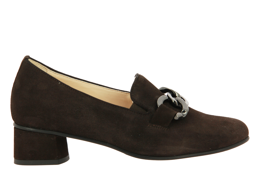 Hassia pumps SIENA H-WEITE SAMTZIEGE DARKBROWN