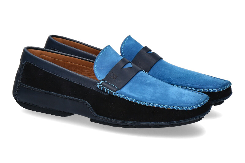 Moreschi slipper BAVIERA BLU SCURO