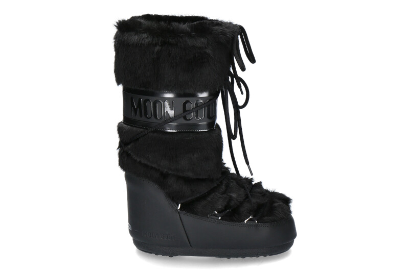 Moon Boot snow boot CLASSIC FAUX FUR BLACK