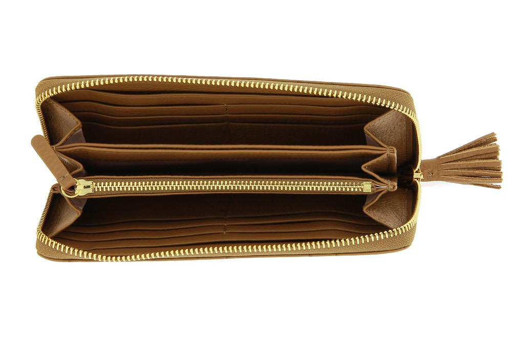 Coccinelle wallet TASSEL OSTRICH MARRONE Coccinelle wallet TASSEL OSTRICH MARRONE