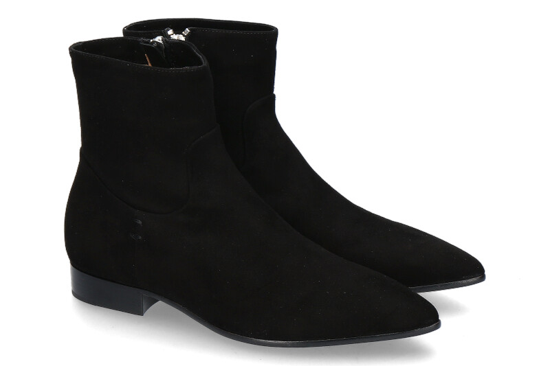 Pomme d'Or ankle boots CAMOSCIO NERO 2131