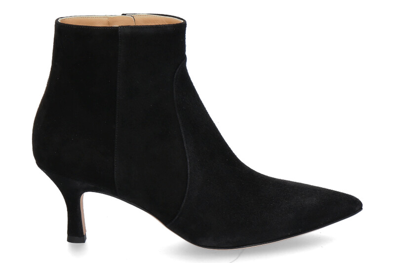 Unützer ankle boots CAMOSCIO 10 BLACK