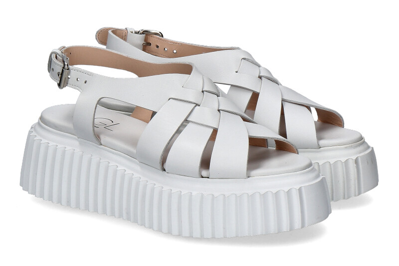 AGl Attilio Giusti Leombruni sandals VIOLANTE WHITE