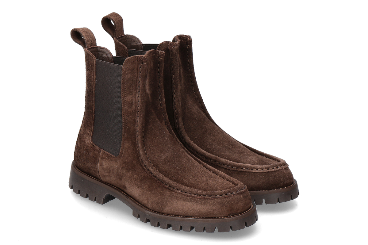 Copenhagen Studios women's chelsea boot CPH845- chocolate/ dark brown