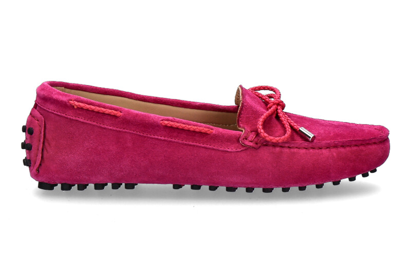 ScarpaRossa moccasin VELOUR FUXIA