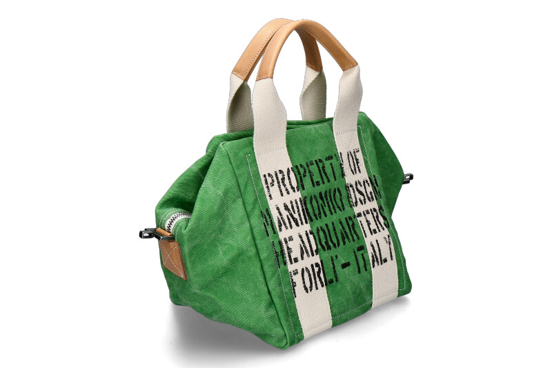Manikomio Design bag LADY24 COTTON- olanda garden green Manikomio Design bag LADY24 COTTON- olanda garden green