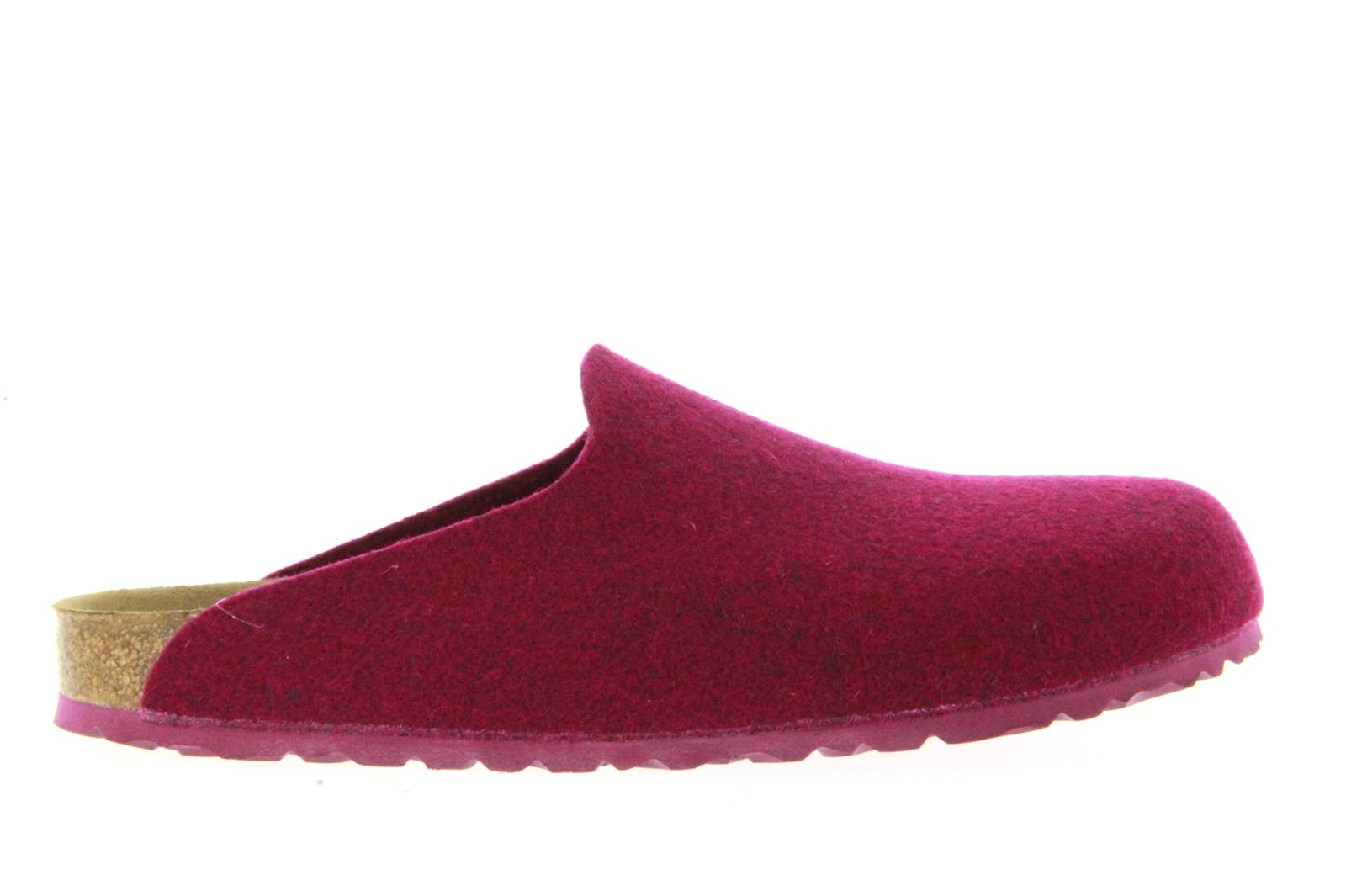 purple birkenstock clogs