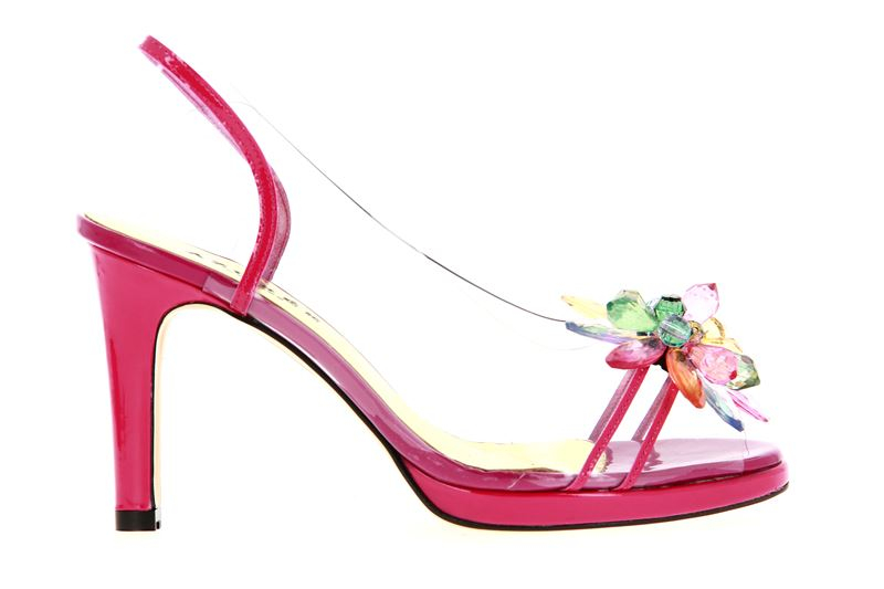Azuree Cannes sandals MACADA VERNIS FRAMBO MOTIF MULTI