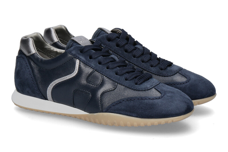 Hogan sneaker for women OLYMPIA ALLACCIATO GALASSIA- navy blue