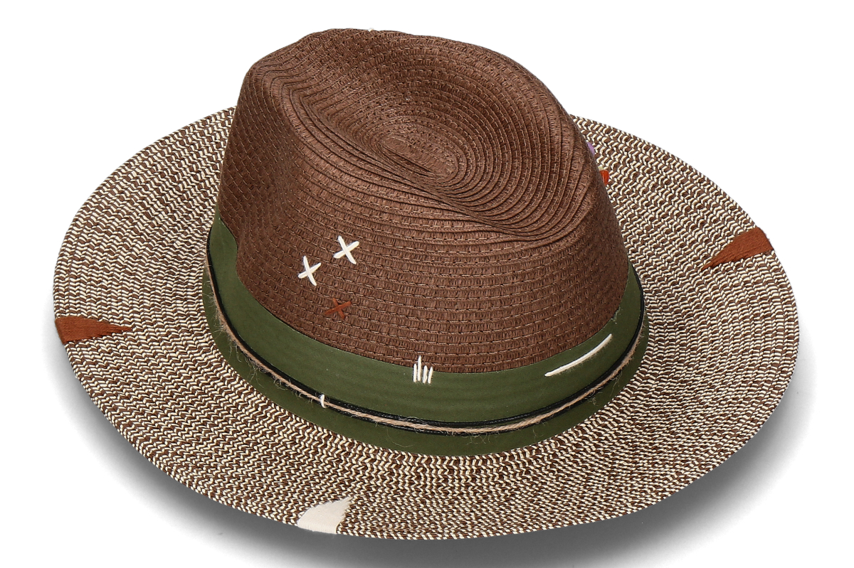 The Hat Gang Strohhut IBIZA- marrone- beige/ braun