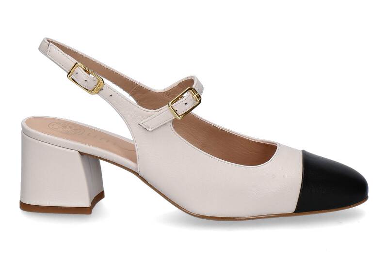 Unisa Mary-Jane LUMIS NAPPA-ivory/black