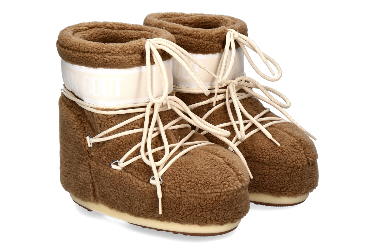 Moon Boot Bootie ICON LOW FLEECE - camel/braun