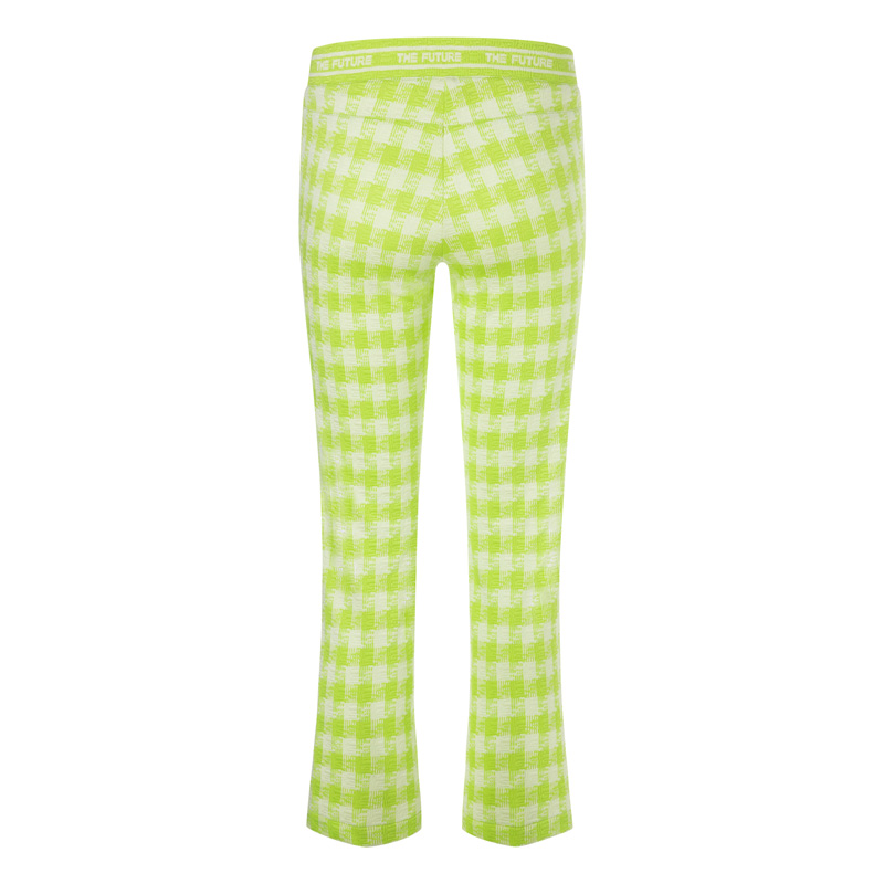 Cambio trousers RANEE EASY KICK PREPPY LIME PIED