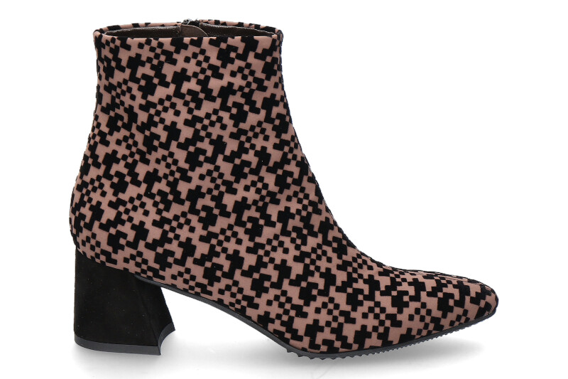 Brunate ankle boots BIBA KING CAMOSCIO- black/ choco braun