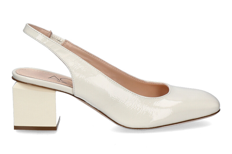 Attilio Giusti Leombruni sling pumps ANGIE chalk