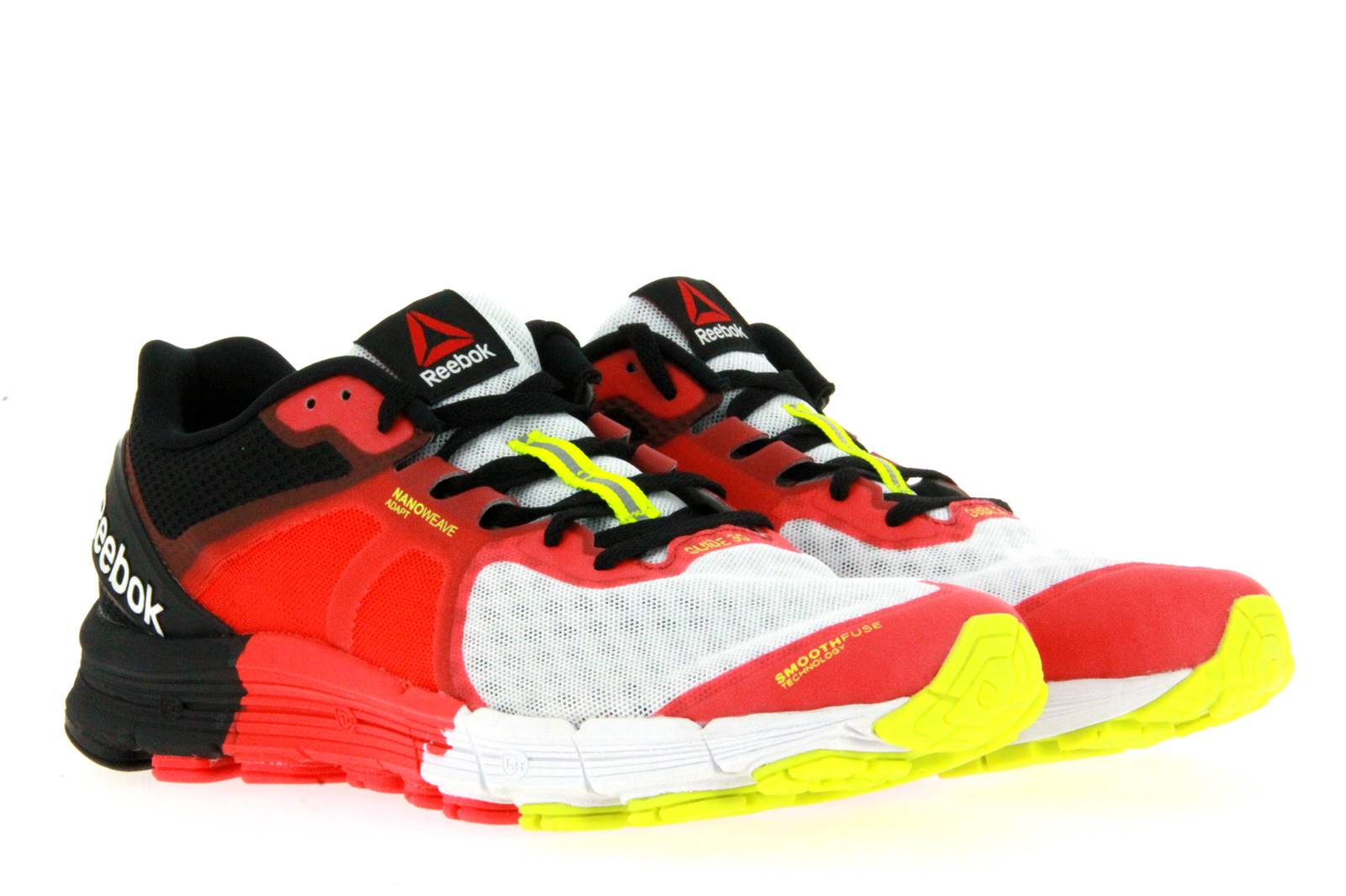 Reebok walking shoe ONE GUIDE RUNNING RED WHITE BLACK YELLOW