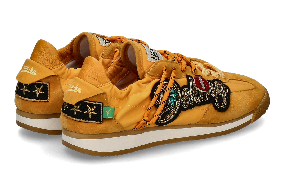 Nan-Ku Couture Damen- Sneaker EDX- gelb_232600031_2
