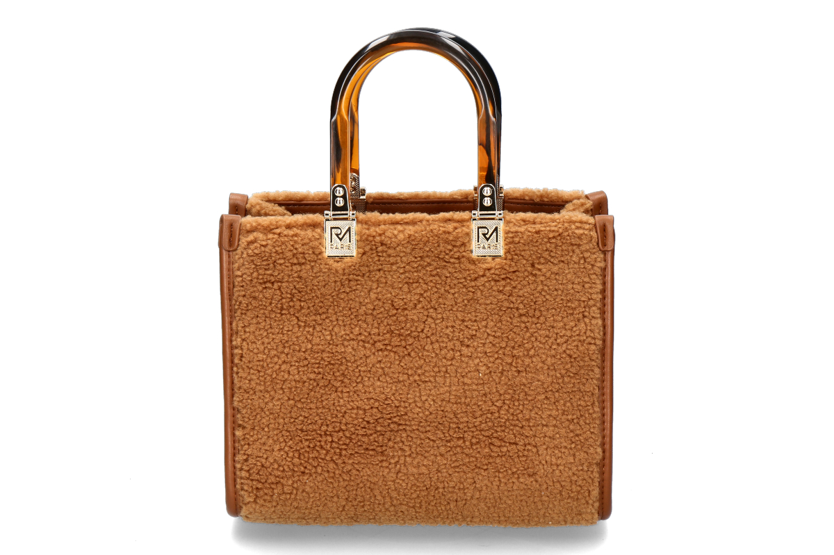 Rue Madam shoulder bag- MARVIN MINI TOTE WINTER- cookie/brown