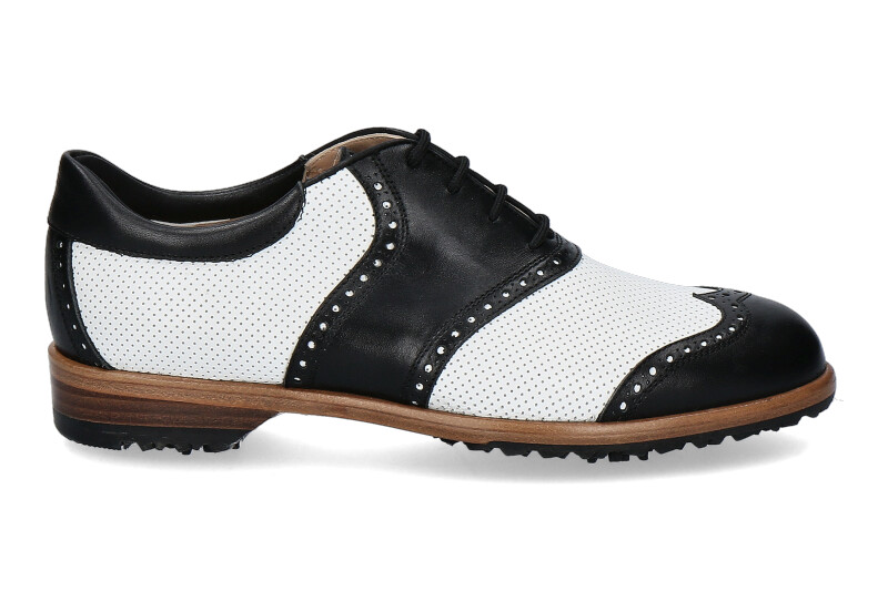 Tee Golf Shoes women's - golf shoe SUSY PERFORATO BIANCO NERO