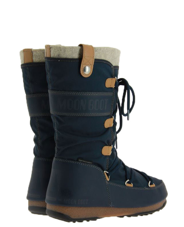 Moon Boot snowboots MONACO FELT DENIM 