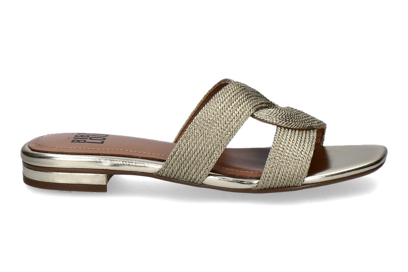 Bibi Lou mules IVANA ORO GOLD