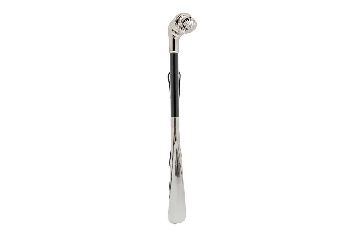 Pasotti shoe horn BULLDOG- silver