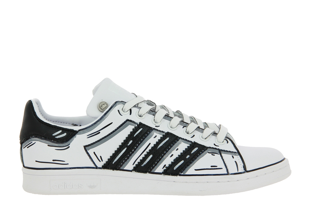 Adidas sneaker by BallodaSola CARTOON NERO