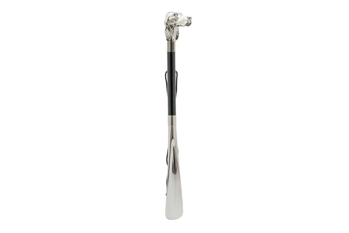 Pasotti shoe horn FIDO- silver