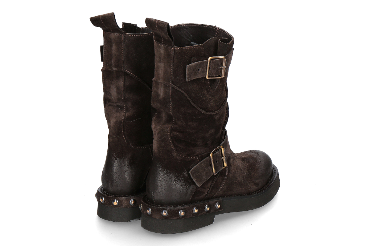 mimmu Stiefelette CAMOSCIO- dunkelbraun_253300329_2