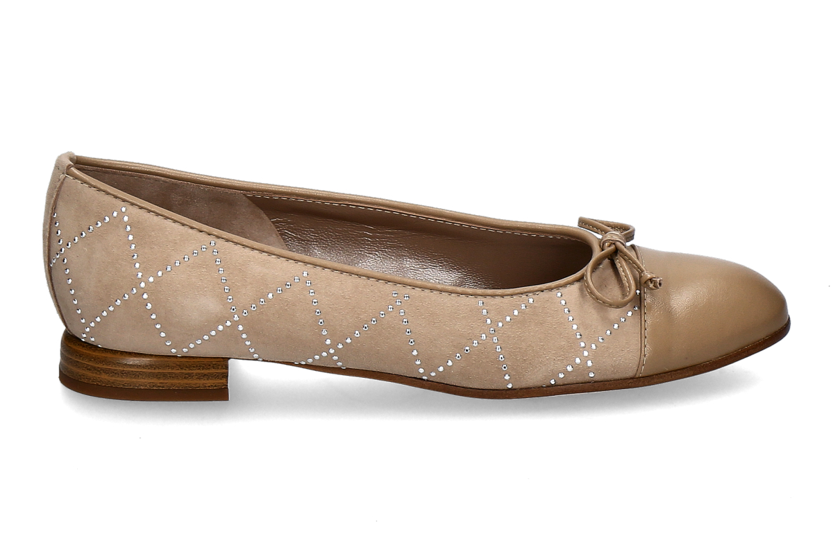 Brunate ballerina ALBA- nut/ light brown