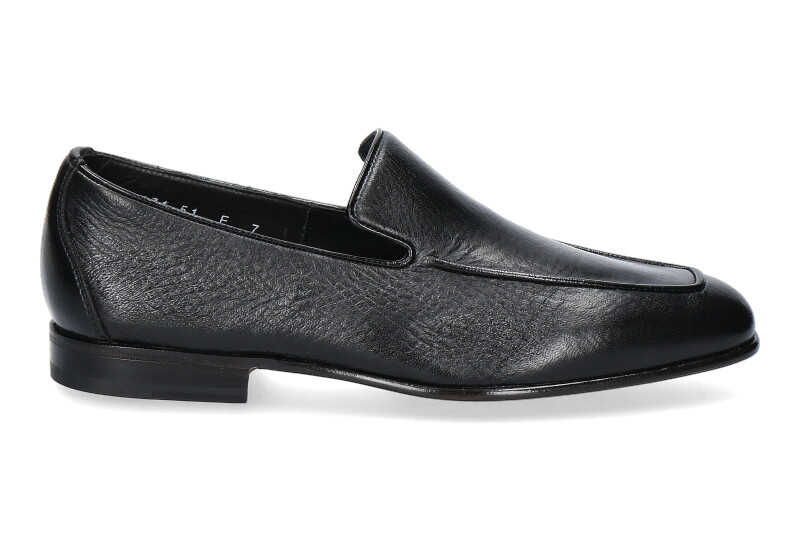 Santoni slipper MCAG LEATHER BLACK