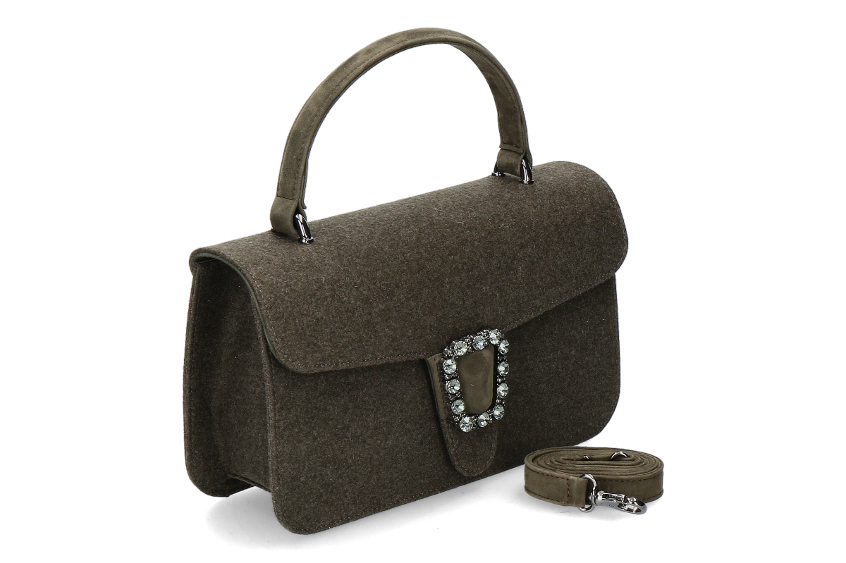 dirndl + bua traditional bag THEA- hunting green
