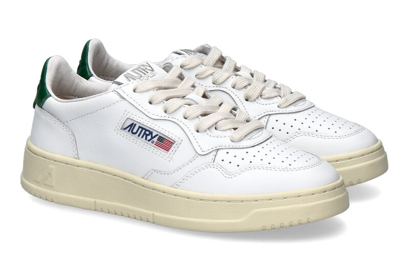 Autry sneaker LOW WOMAN WHITE GREEN