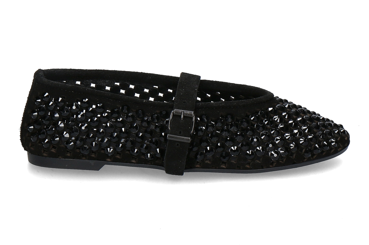mimmù ballerina CLEO CAMOSCIO- nero/ black