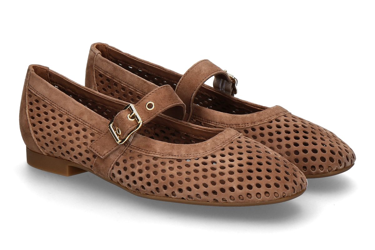 Paul Green Ballerina SAMTZIEGE NUT- nut brown