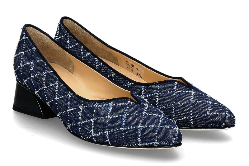 Brunate pumps FLEX GUGLIA DENIM CAMOSCIO- blu/blue
