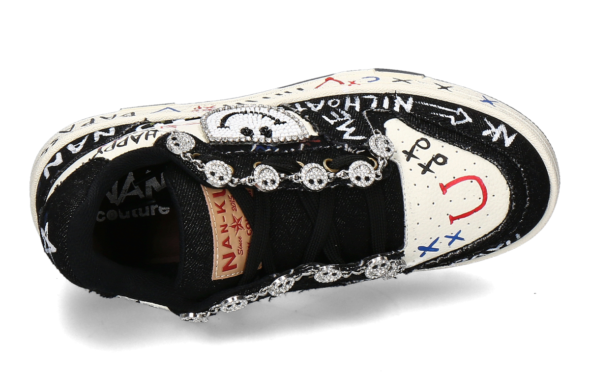 Nan-Ku Couture Damen- Sneaker EFE05- schwarz_232000208_5