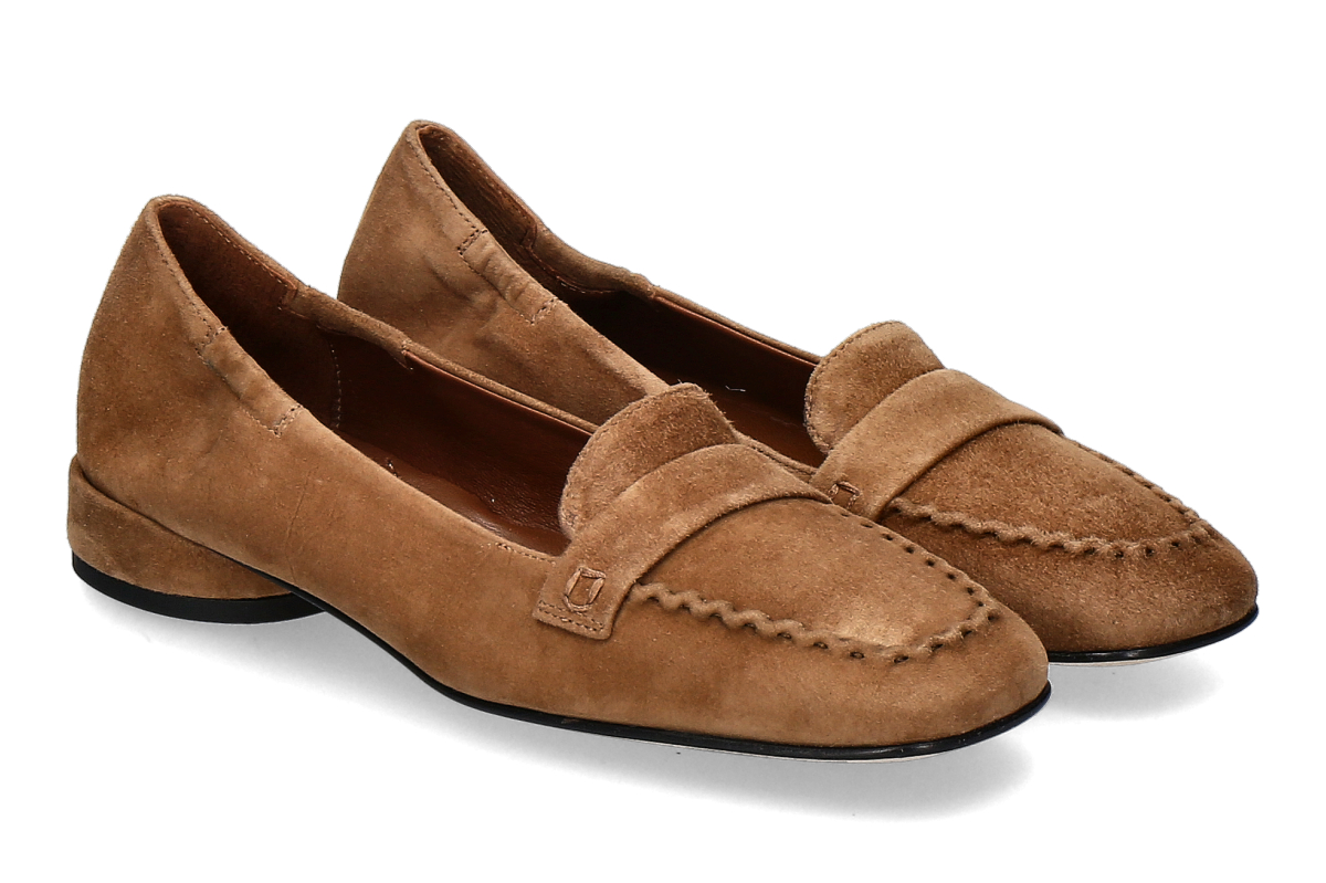 Pomme d'Or trotteur SIENNA CAMOSCIO- toffee/ brown