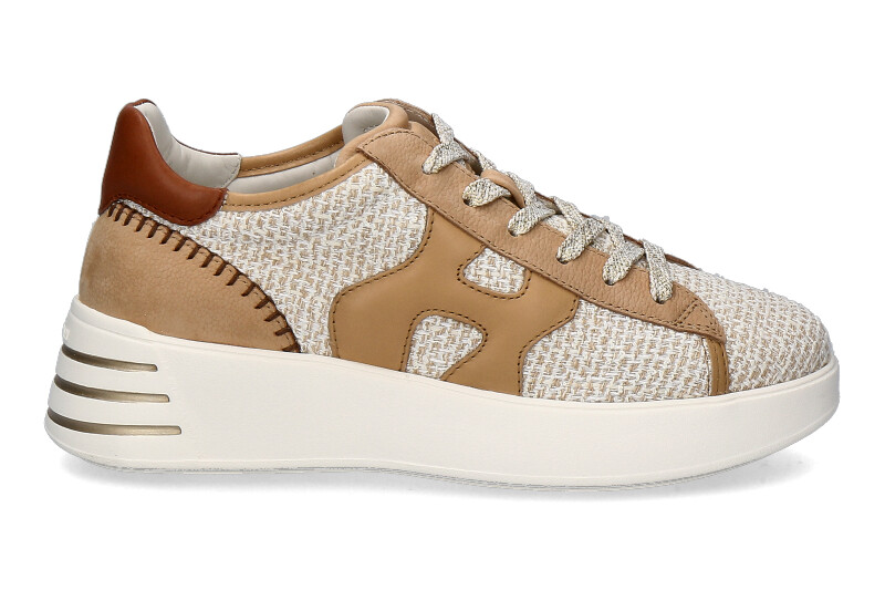 Hogan Damen-Sneaker REBEL H564 TESSUTO- cuoio/ braun