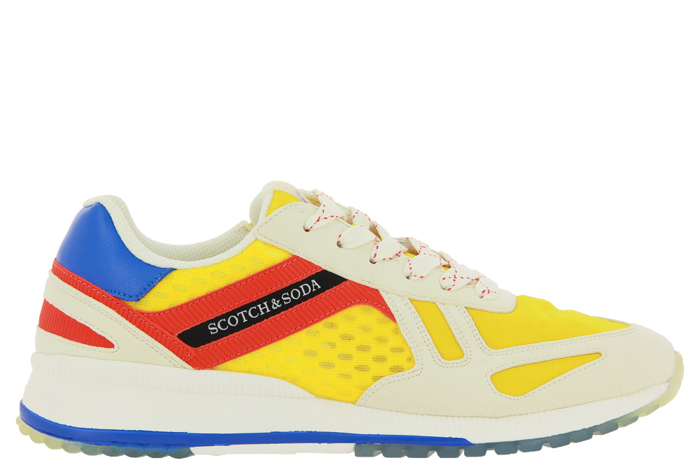 Scotch & Soda Sneaker VIVEX SUEDE NYLON YELLOW MULTI