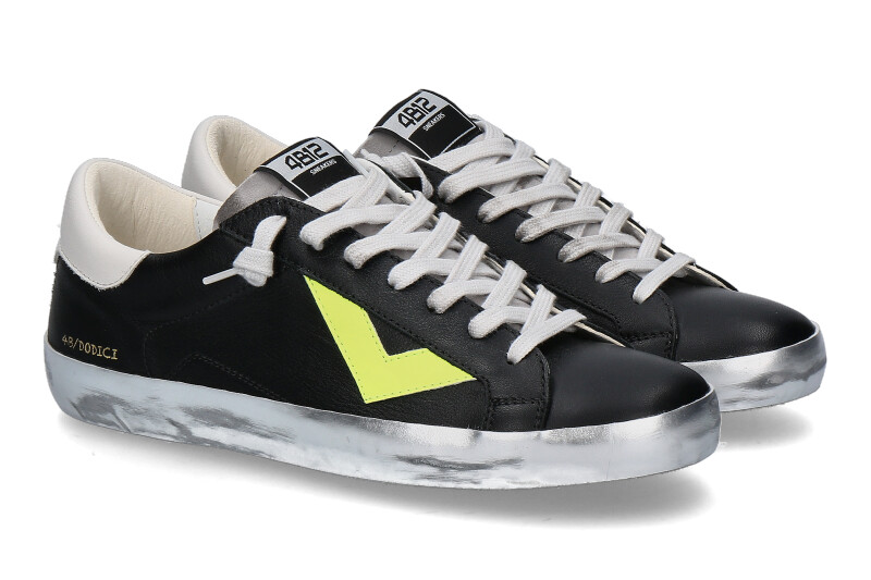 4B12 men's sneaker SUPRIME schwarz silber