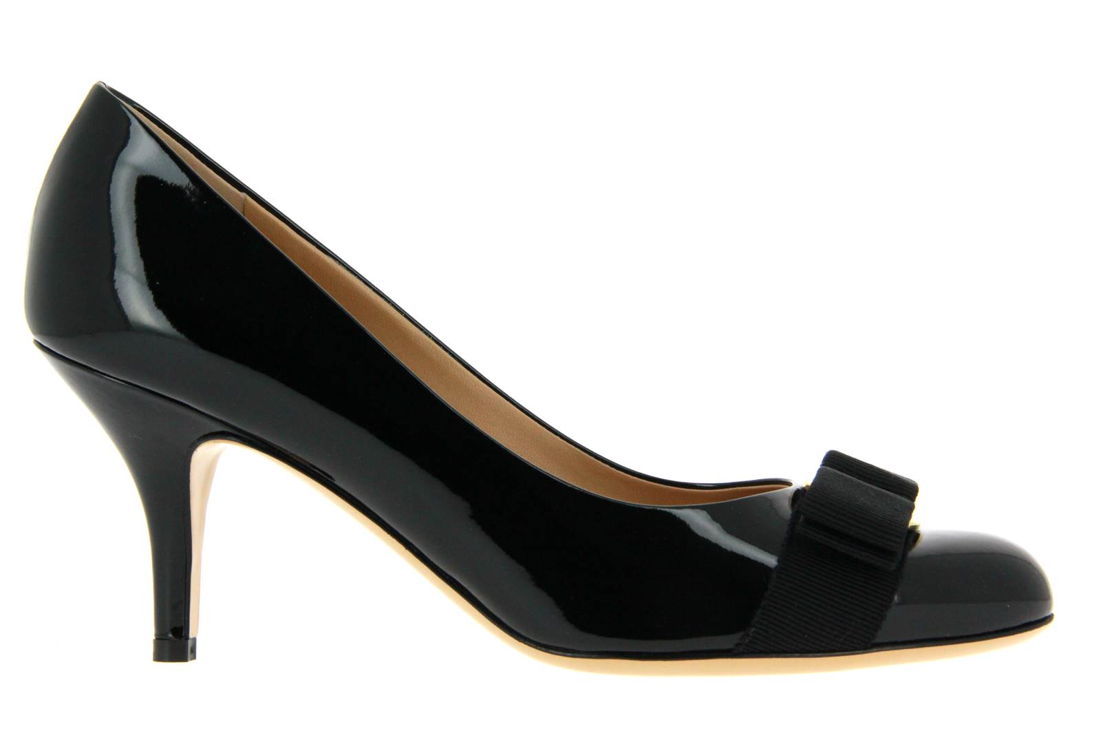 Salvatore Ferragamo Pumps CARLA PATENTCALF NERO (35)