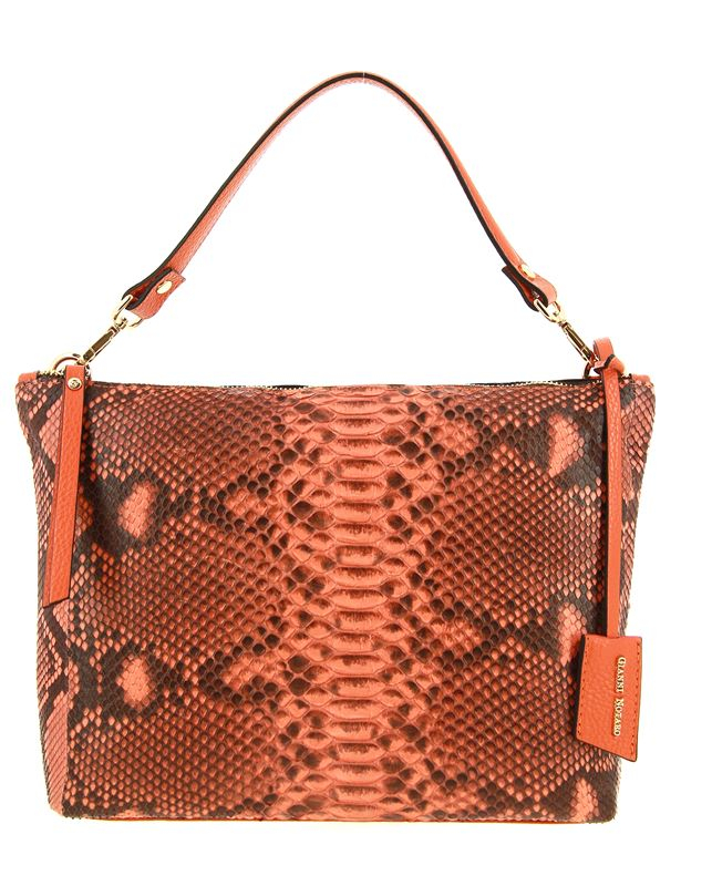 Carol J. bag PITHON DOLLARO ORANGE