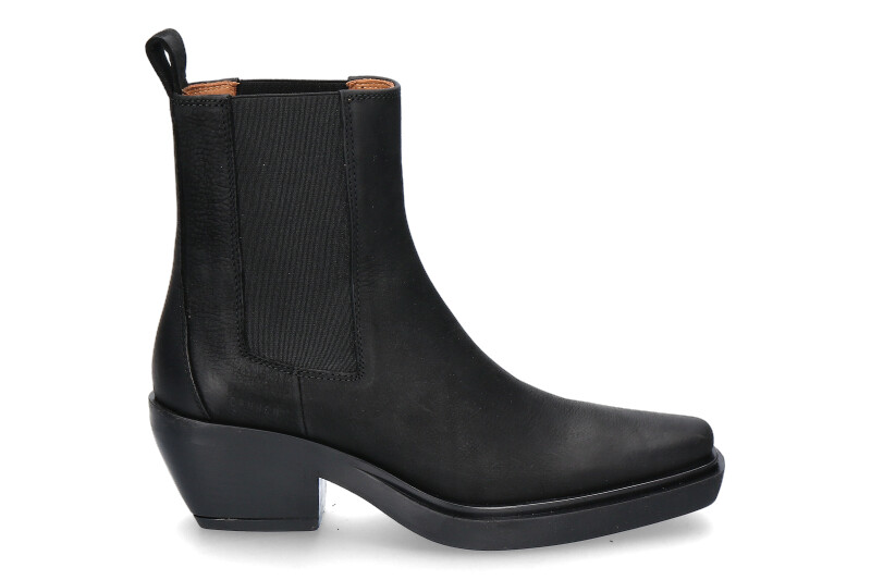 Copenhagen Studio Cowboy ankle boots CPH236 WAXED NABUC- black
