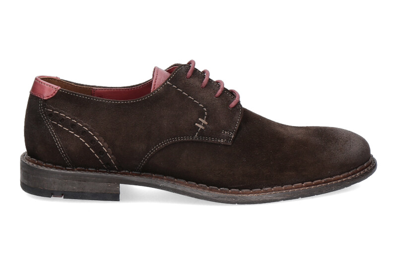 Lloyd lace-up GIDEON LIBRA SUEDE CALF T.D.MORO BORDO